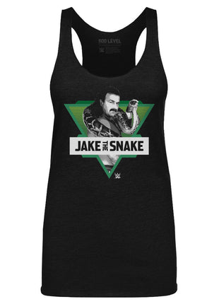 Jake The Snake Triangle Women's WWE Tank Top