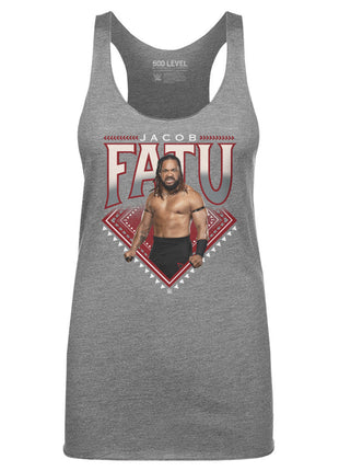 Jacob Fatu Superstar Name WWE Women's Tank Top