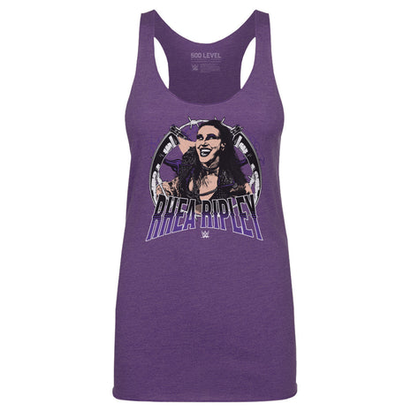 Camiseta sin mangas de la WWE para mujer con póster de Rhea Ripley