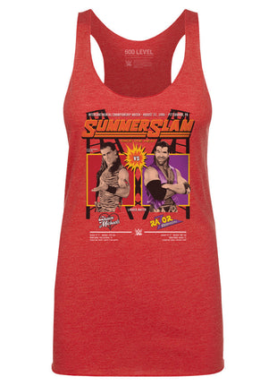 SummerSlam 1995 Match Poster Women's WWE Tank Top