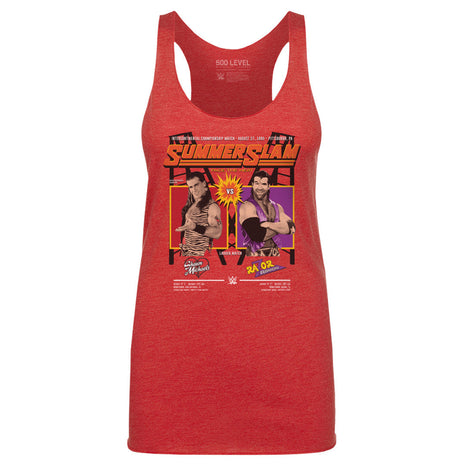 SummerSlam 1995 Match Poster Women's WWE Tank Top