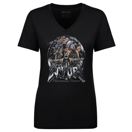 A.J. Styles WWE Vintage Women's WWE V-Neck T-Shirt