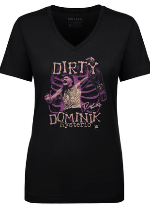 Dominik Mysterio Champion Grunge Women's WWE V-Neck T-Shirt