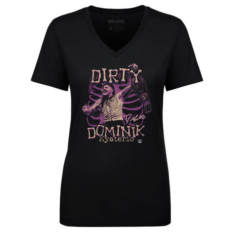 Dominik Mysterio Champion Grunge Women's WWE V-Neck T-Shirt