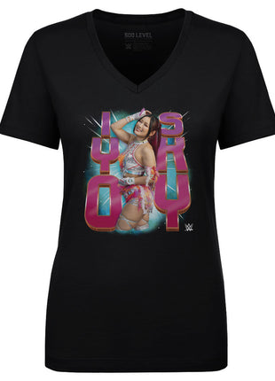 Iyo Sky Starburst Women's WWE V-Neck T-Shirt