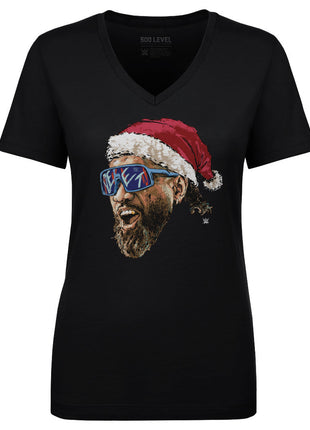 Jey Uso YEET Santa Hat Women's WWE V-Neck T-Shirt