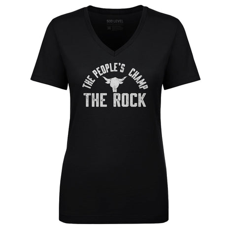 The Rock The People's Champ Logo WHT