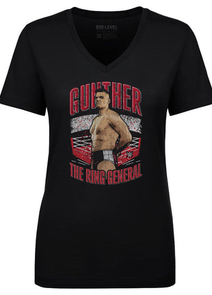 Gunther Gritty Women's WWE V-Neck T-Shirt