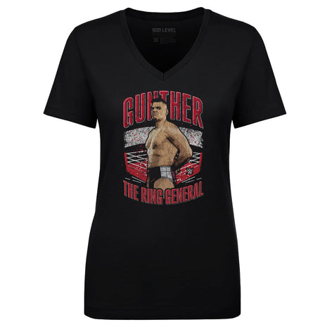 Gunther Gritty Women's WWE V-Neck T-Shirt