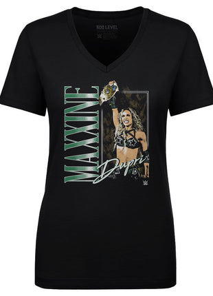 Maxxine Dupri Intercontinental Champ Women's WWE V-Neck T-Shirt