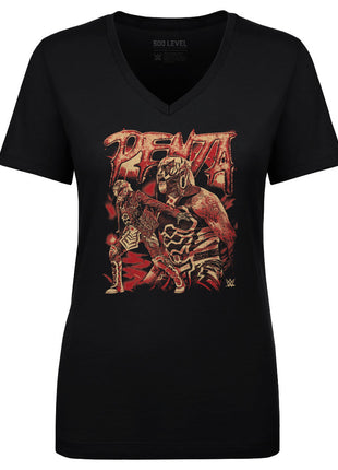Penta Grunge Women's WWE V-Neck T-Shirt