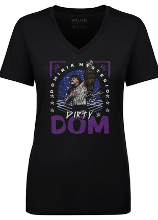 Dominik Mysterio Champion Women's WWE V-Neck T-Shirt