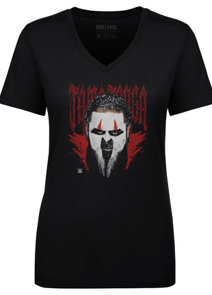 Tama Tonga WWE Scream Women's WWE V-Neck T-Shirt