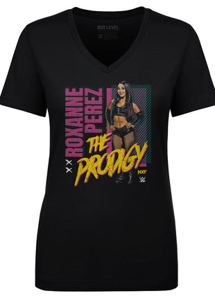 Roxanne Perez Grunge Women's WWE V-Neck T-Shirt