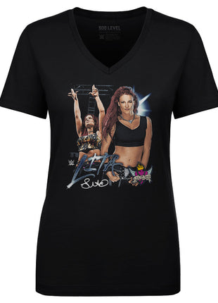 Lita 25th Anniversary Vintage WWE Women's V-Neck T-Shirt