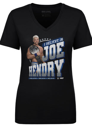 Joe Hendry WWE I Believe Women's WWE V-Neck T-Shirt