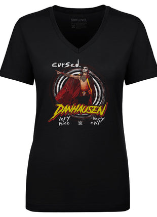 Danhausen WWE Cursed Women's WWE V-Neck T-Shirt