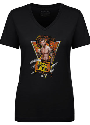 Randy Orton Snake Flag WWE Women's V-Neck T-Shirt