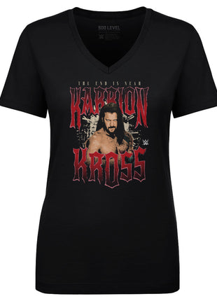 Karrion Kross The End Is Near Women's WWE V-Neck T-Shirt