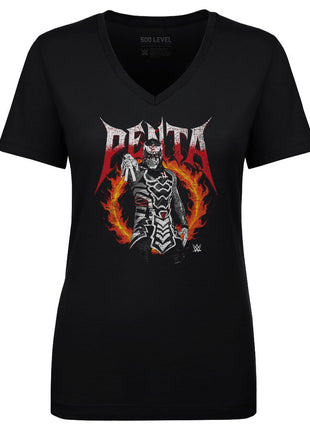 Penta Pose Women's WWE V-Neck T-Shirt