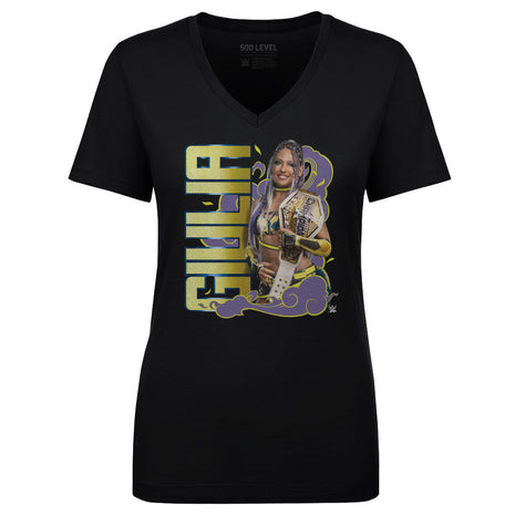 Giulia Smoke Women's WWE V-Neck T-Shirt