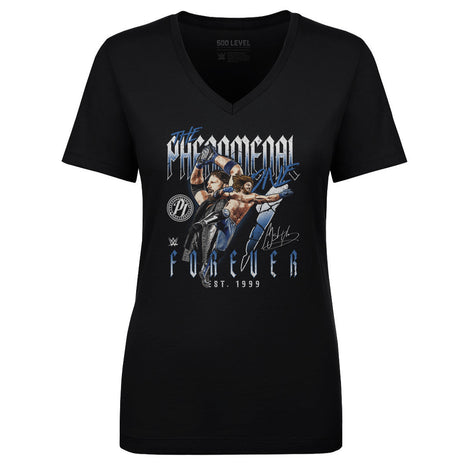 A.J. Styles WWE The Phenomenal One Forever Women's WWE V-Neck T-Shirt