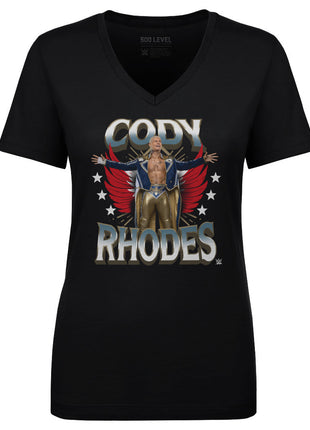 Cody Rhodes Showcase Women's WWE V-Neck T-Shirt