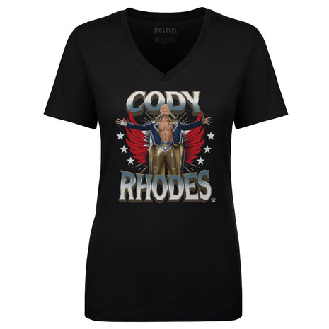 Cody Rhodes Showcase Women's WWE V-Neck T-Shirt