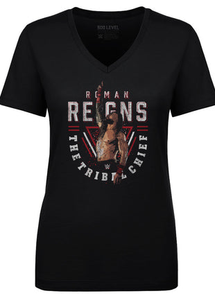 Roman Reigns Gritty Women's WWE V-Neck T-Shirt