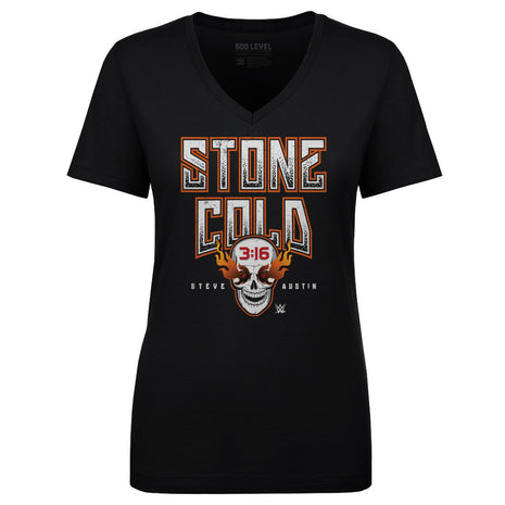 Stone Cold Steve Austin Fire Skull WHT