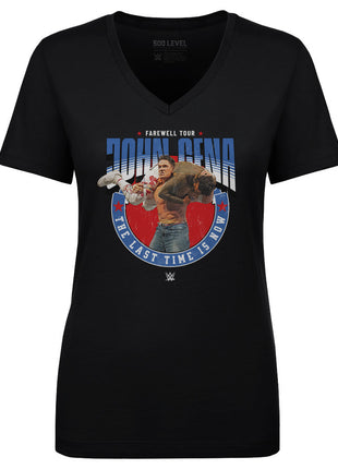 John Cena The Last Time Is Now Women's WWE V-Neck T-Shirt