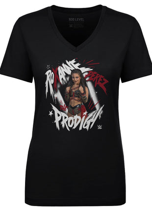 Roxanne Perez The Prodigy Graphic Women's WWE V-Neck T-Shirt