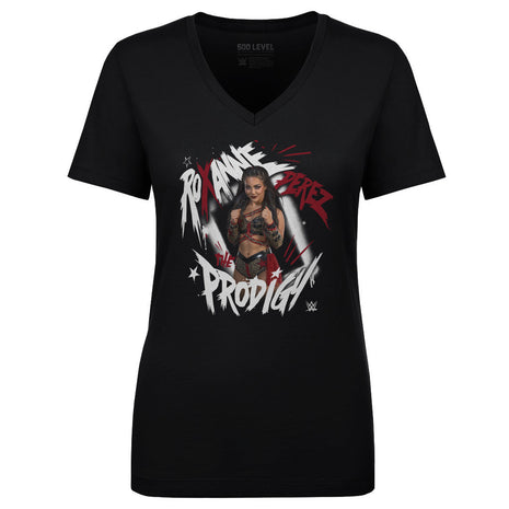 Roxanne Perez The Prodigy Graphic Women's WWE V-Neck T-Shirt