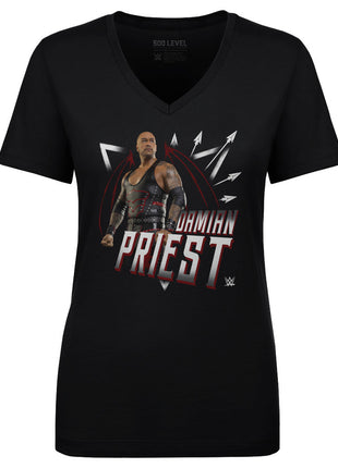 Damian Priest WWE Wings Women's WWE V-Neck T-Shirt
