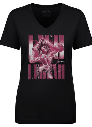 Lash Legend Vintage Women's WWE V-Neck T-Shirt