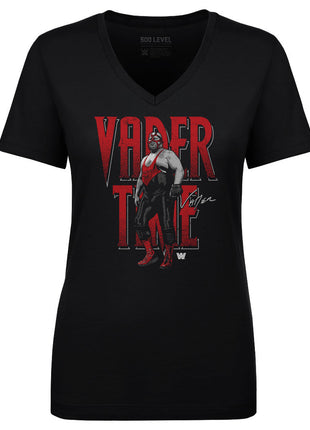 Vader Vader Time WWE Women's V-Neck T-Shirt