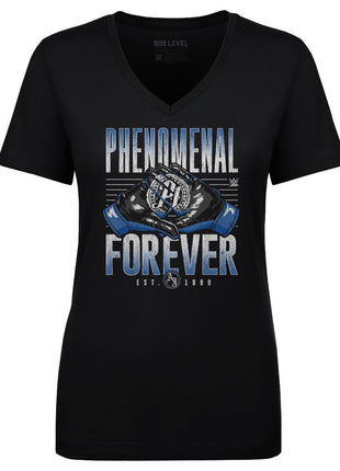 A.J. Styles WWE Phenomenal Forever Gloves Women's WWE V-Neck T-Shirt