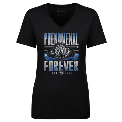 A.J. Styles WWE Phenomenal Forever Gloves Women's WWE V-Neck T-Shirt