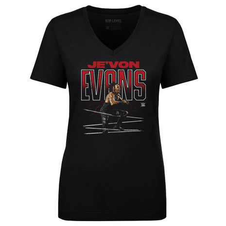 Je'Von Evans WWE Ropes Women's WWE V-Neck T-Shirt
