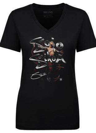 Solo Sikoa Grunge Women's WWE V-Neck T-Shirt