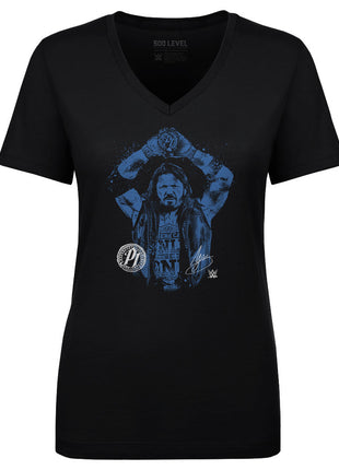 A.J. Styles WWE Splatter Women's WWE V-Neck T-Shirt
