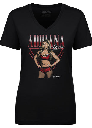Adriana Rizzo Triangle Name Women's WWE V-Neck T-Shirt
