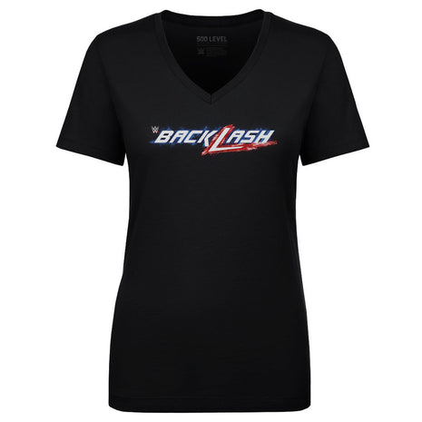 WWE Backlash 2018 Logo Women's WWE V-Neck T-Shirt
