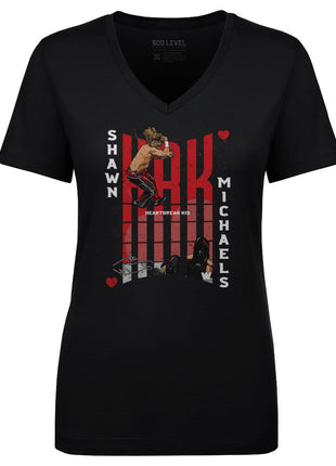 Shawn Michaels HBK Elbow Drop WWE Women's V-Neck T-Shirt