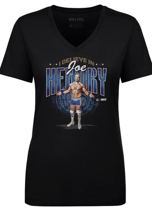 Joe Hendry WWE I Believe In Joe Women's WWE V-Neck T-Shirt