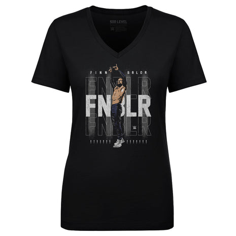 Finn Balor WWE FNBLR Women's WWE V-Neck T-Shirt