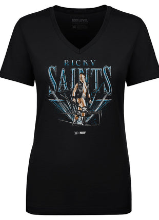 Ricky Saints Sparks Women's WWE V-Neck T-Shirt