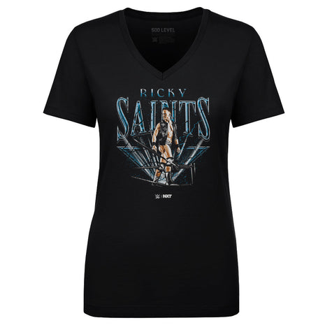 Ricky Saints Sparks Women's WWE V-Neck T-Shirt