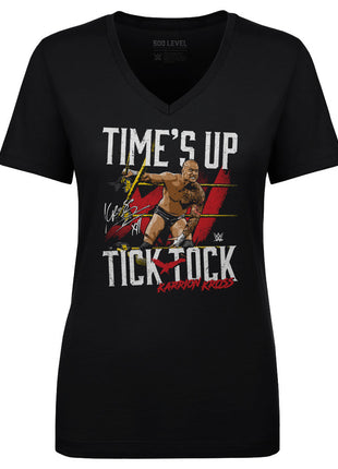 Karrion Kross Time's Up Women's WWE V-Neck T-Shirt