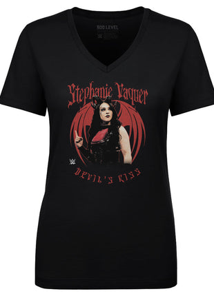 Stephanie Vaquer Wings Pose Women's WWE V-Neck T-Shirt